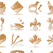 Aqua Woodcut Icons